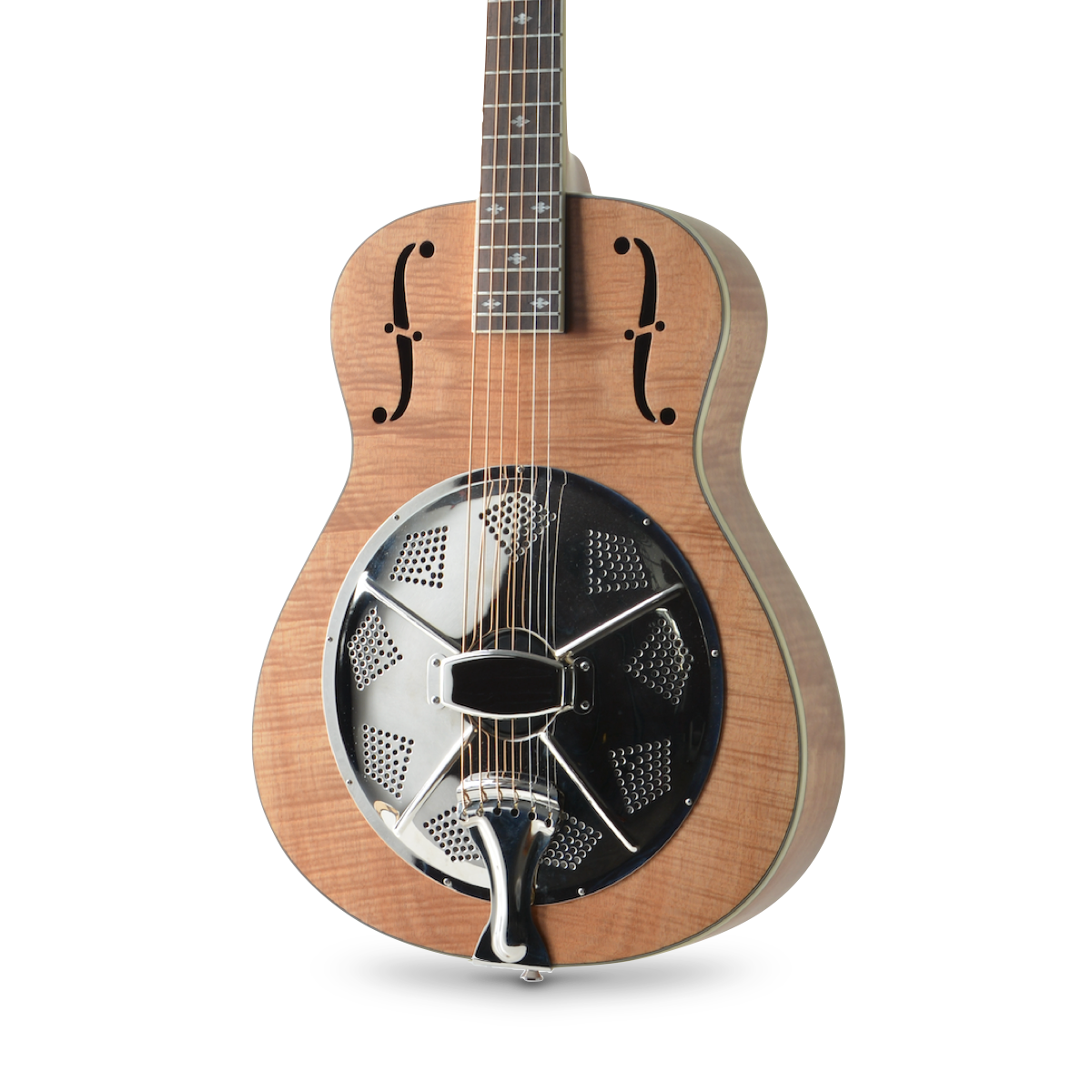 ROYALL BLUES HOUND wood body single cone resonator guitar